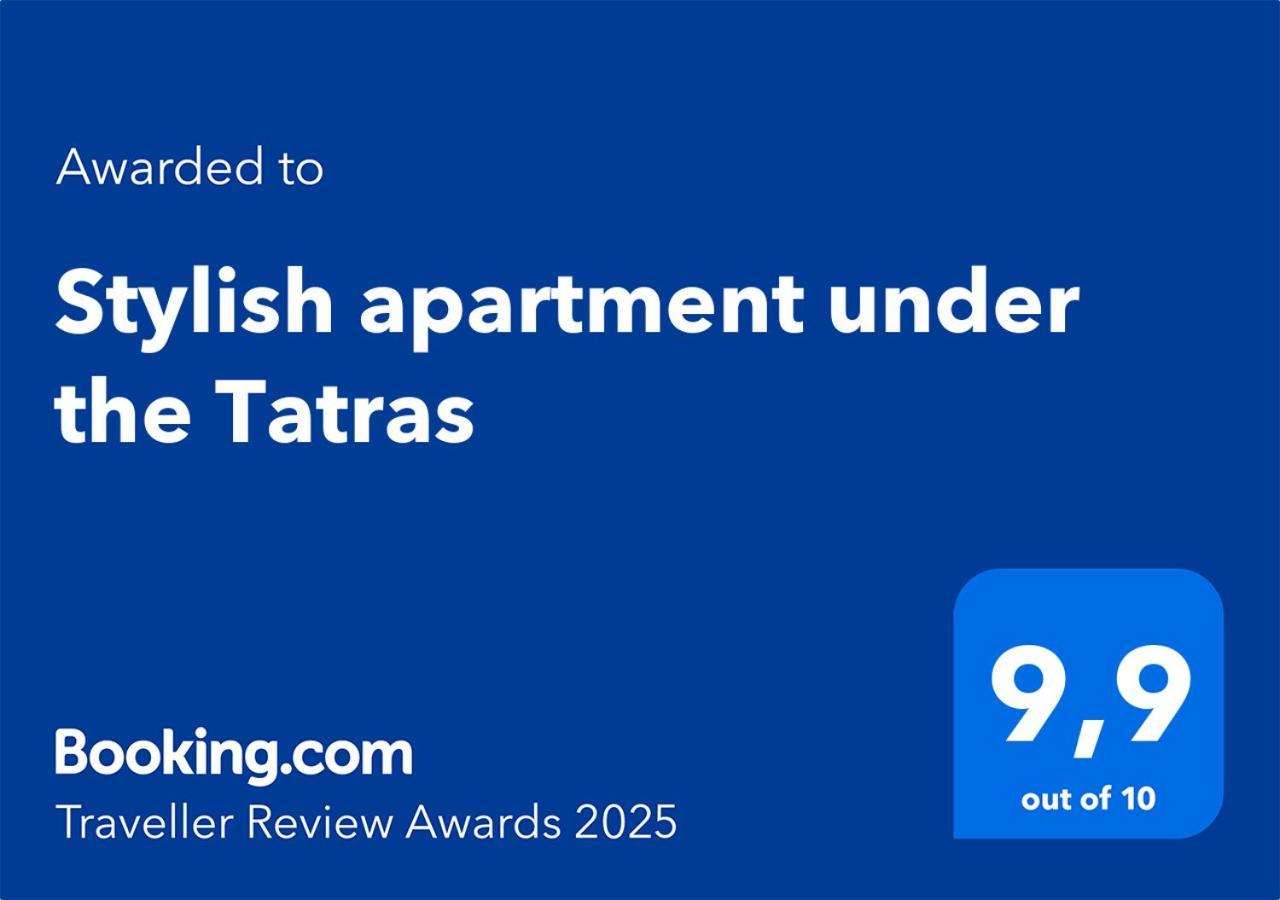 Stylish Apartment Under The Tatras Štrba Εξωτερικό φωτογραφία
